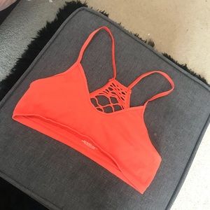 Orange bralette